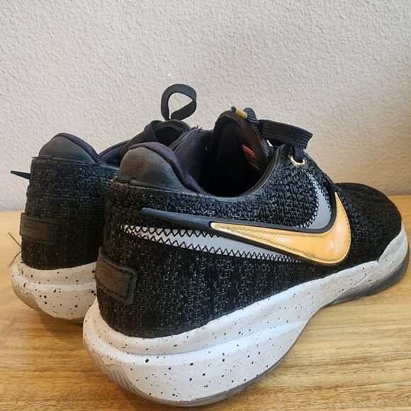 Nike Mens LeBron XX Basketball Shoes DJ5423-003 Black Metallic Gold Size 9.5 main image 8